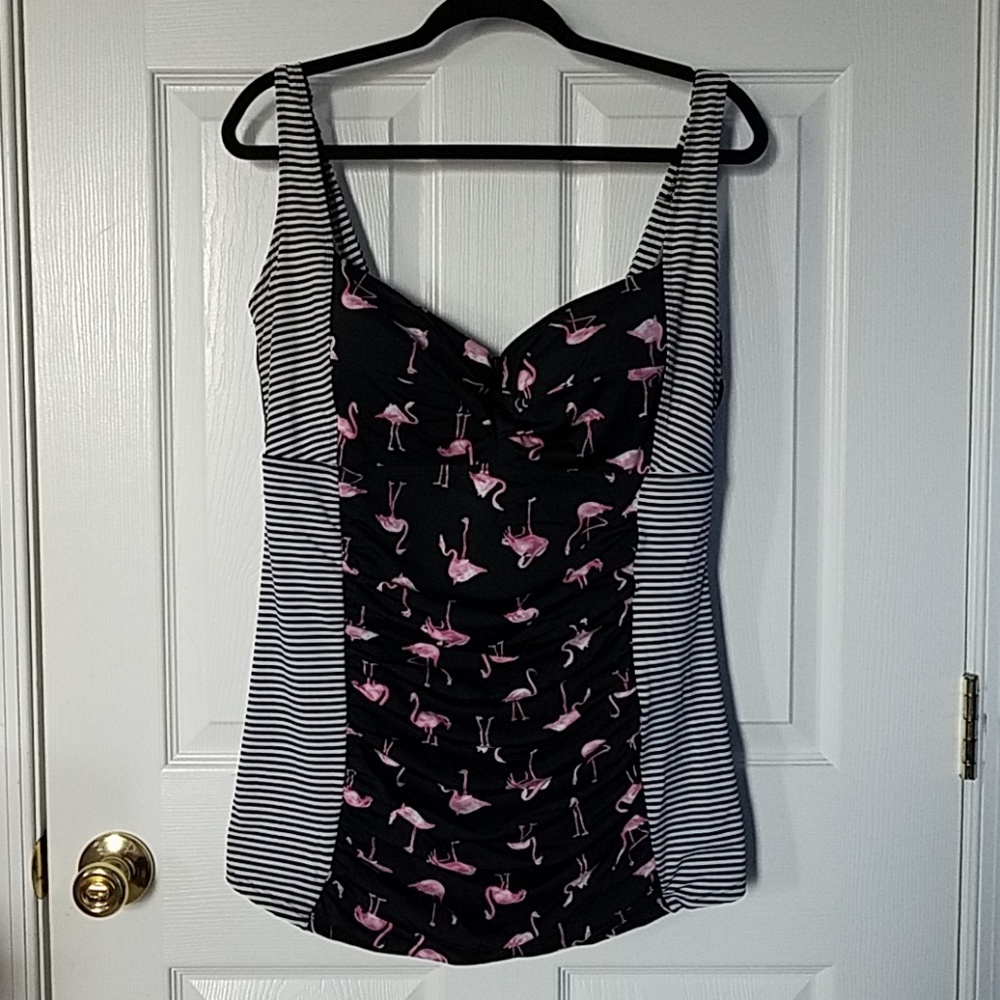 Torrid Flamingo Swim Top